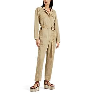 Alex Mill Women's Expedition Belted Jumpsuit - Beige, Tan