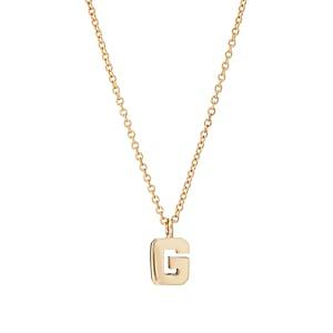 Bianca Pratt Women's G Pendant Necklace-gold