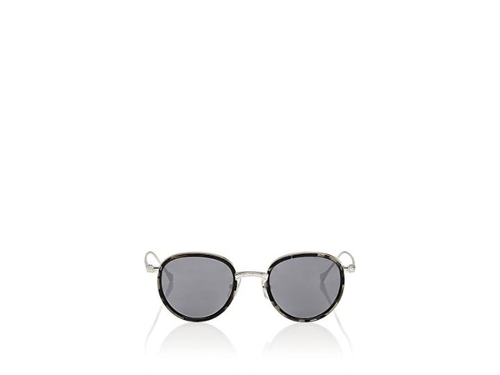 Matsuda Men's Sterling Silver Round Sunglasses