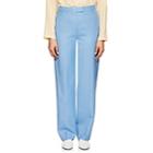 The Row Women's Lada Wool Suiting Canvas Trousers-french Blue