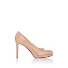Christian Louboutin Women's New Simple Patent Leather Pumps-nude 6248