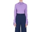 Derek Lam Women's Ruffled Silk Tieneck Blouse