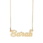Bianca Pratt Women's Sarah Nameplate Necklace - Gold