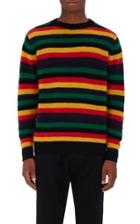 The Elder Statesman Men's Striped Cashmere Sweater