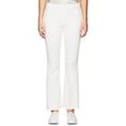 The Row Women's Beca Crop Flared Pants-offwhite