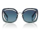 Miu Miu Women's Smu54s Sunglasses-blue