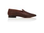 Barbanera Men's Rimbaud Woven Leather Venetian Loafers