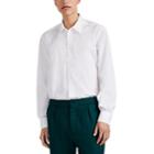 Barena Venezia Men's Cotton Poplin Longline Shirt - White