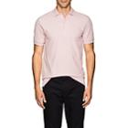 Barneys New York Men's Pima Cotton Piqu Polo Shirt-pink