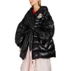 4 Moncler Simone Rocha Women's Elinor Embellished Puffer Coat - Black