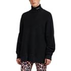 Calvin Klein 205w39nyc Men's Cotton French Terry Oversized Turtleneck Sweatshirt - Black