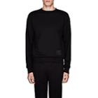 Prada Men's Taped-stripe Cotton Sweatshirt - Black