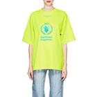 Balenciaga Women's World Food Progamme Cotton T-shirt-yellow