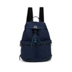 Il Bisonte Men's Leather-trimmed Canvas Backpack - Blue
