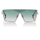 Loewe Women's Puzzle Large Sunglasses-pale Gold And Gradient Turquoise