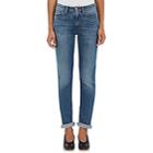 Acne Studios Women's South Straight Jeans-mid Blue