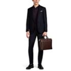 Isaia Men's Sanita Pinstriped Wool-cashmere Flannel Two-button Suit - Navy