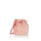 Mansur Gavriel Women's Mini Shearling Bucket Bag - Pink