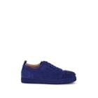 Christian Louboutin Men's Louis Junior Spiked Suede Sneakers - Blue