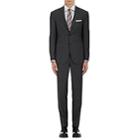 Canali Men's Kei Wool Two-button Suit - Charcoal