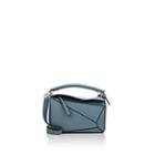 Loewe Women's Puzzle Small Leather Shoulder Bag-blue