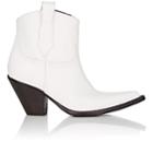 Maison Margiela Women's Mexas Leather Western Ankle Boots-white