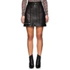 Isabel Marant Toile Women's Alynna Leather Miniskirt-black
