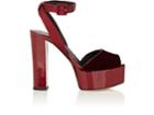 Giuseppe Zanotti Women's Lavinia Velvet & Patent Leather Platform Sandals