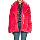 Vivetta Women's Olde Faux-fur Coat-pink