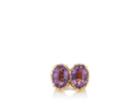 Mahnaz Collection Women's Double-amethyst Ring
