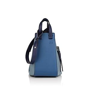 Loewe Women's Hammock Medium Leather Bag-blue