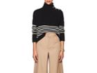 Barneys New York Women's Striped Wool-cashmere Sweater