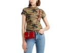 Re/done Women's Camouflage Cotton Slim Tee