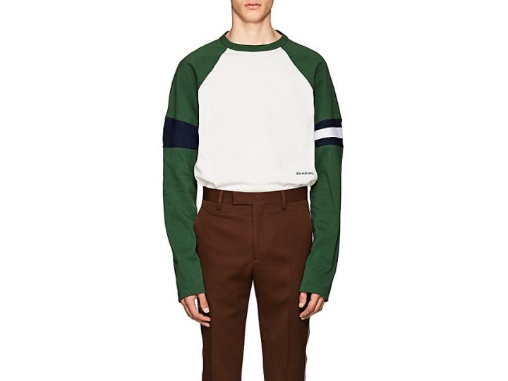 Calvin Klein 205w39nyc Men's Cotton Long-sleeve Baseball T-shirt