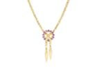 Stephanie Windsor Antiques Women's Amethyst & Yellow Gold Necklace
