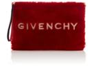Givenchy Women's Gv3 Large Faux-shearling Pouch