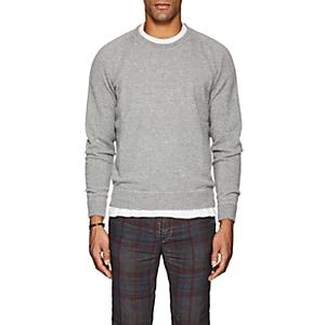 Massimo Alba Men's Cashmere Raglan-sleeve Sweater-light Gray