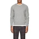 Massimo Alba Men's Cashmere Raglan-sleeve Sweater-light Gray