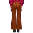 Icons Women's Hepburn Cotton Corduroy Wide-leg Pants-camel