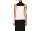 Narciso Rodriguez Women's Colorblocked Compact Knit Wool Top