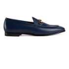Gucci Women's Leather Loafers - Navy