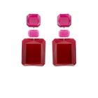 Isabel Marant Women's Boucle D'oreill Triple-drop Earrings - Red