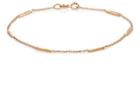 Jennifer Meyer Women's Rose Gold Bar & Chain Bracelet