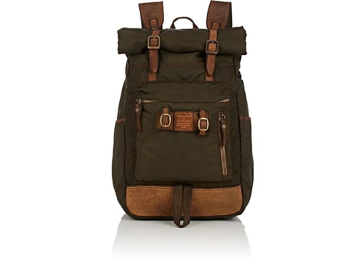 Campomaggi Men's Leather-trimmed Backpack