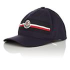 Moncler Men's Logo Cotton Baseball Cap-navy