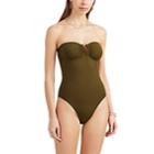 Eres Women's Cassiope Strapless One-piece Swimsuit - Olive