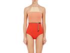 Eres Women's Roy Belted One-piece Halter Swimsuit
