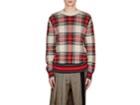 Dries Van Noten Men's Plaid Wool-blend Sweater