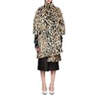 Balenciaga Women's Leopard-print Faux-fur Opera Coat
