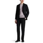 John Vizzone Men's Worsted Wool Two-button Suit - Black